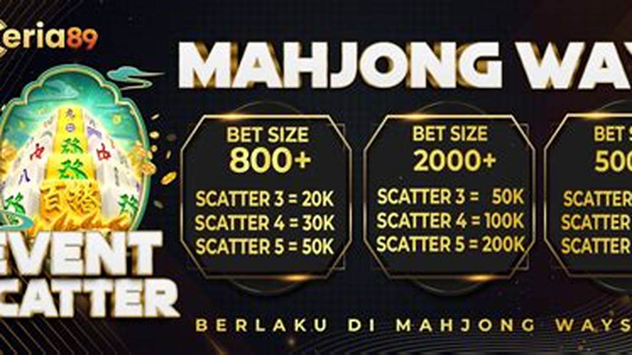  Tergacor ,Event Scatter Hitam Raih Hadiah Besar!